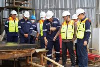 Menteri Pendidikan Tinggi Sains Teknologi,Prof. Brian Yuliarto, Ph.D melaksanakan kunjungan kerja ke PT Timah Tbk | Foto: Zonamu/Humas PT Timah