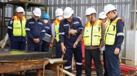 Menteri Pendidikan Tinggi Sains Teknologi,Prof. Brian Yuliarto, Ph.D melaksanakan kunjungan kerja ke PT Timah Tbk | Foto: Zonamu/Humas PT Timah