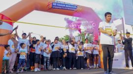 PT Timah Karya Persada Properti  rayakan HUT ke-10 tahun dengan Fun Run | Foto: Zonamu/Humas PT Timah
