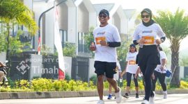 Berbagai kegiatan yang digelar dalam peringatan HUT ke-10 TKPP yakni fun run, promo spesial untuk produk hunian sekaligus menyalurkan bantuan sosial | Foto: Zonamu/Humas PT Timah