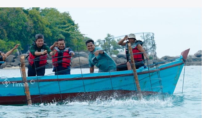 PT Timah lakukan reklamasi laut untuk menjaga ekosistem pesisir seperti artificial reef hingga restocking biota laut | Foto: Zonamu/Humas PT Timah