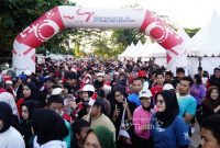 Puluhan ribu masyarakat merasakan kebersamaan dalam momen Pekan Sehat HUT ke-49 PT Timah | Foto: Zonamu/Humas PT Timah