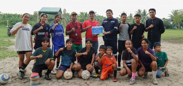 PT Timah komitmen dukung perkembangan olahraga di lingkungan operasional perusahaan | Foto: Zonamu/Humas PT Timah