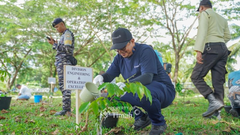 Pada tahun 2025, PT Timah telah melaksanakan penanaman 1200 pohon produktif dan buah-buahan | Foto: Zonamu/Humas PT Timah