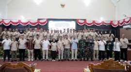 Pelantikan Ketua Umum dan kepengurusan baru Komite Olahraga Nasional Indonesia (KONI) Kabupaten Karimun periode 2025–2029, dilaksanakan di Gedung Nasional, Kabupaten Karimun pada, Sabtu (3/5/2025) | Foto: Koni Karimun