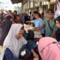 Bazar Murah PDAM Tirta Lingga di Hari Ultah ke-15 | Foto : Zonamu/Wandi