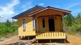 Rumah RTLH yang sudah diperbaiki tahun 2024 | Foto : Zonamu/Rusdi