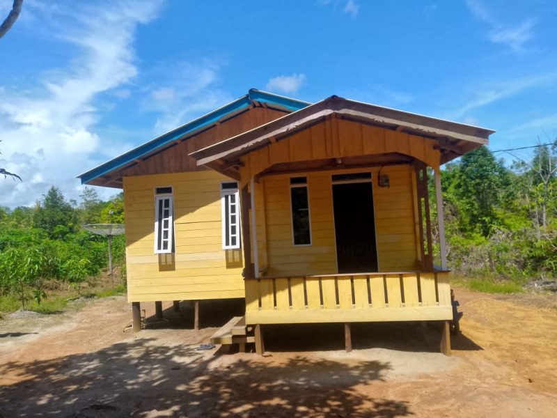 Rumah RTLH yang sudah diperbaiki tahun 2024 | Foto : Zonamu/Rusdi