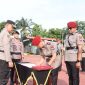 Kapolres Karimun saat pimpin sertijab | Foto : Zonamu/Humas Polres Karimun