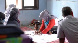 Perkumpulan Kelompok Batik Tulis Simpangkatis di Kabupaten Belitung dan Sanggar Batik De Simpor di Belitung Timur. Binaan PT Timah | Foto: Zonamu/Humas PT Timah