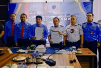 Kejari Lingga dan Bandara Dabo Singkep Teken MoU Bidang Hukum dan Pendampingan | Foto : Zonamu/Wandi