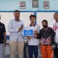 PT Timah Tbk kembali menyalurkan beasiswa pendidikan bagi anak-anak yang berasal dari keluarga berpenghasilan rendah di Pangkalpinang | Foto: Zonamu/Humas PT Timah
