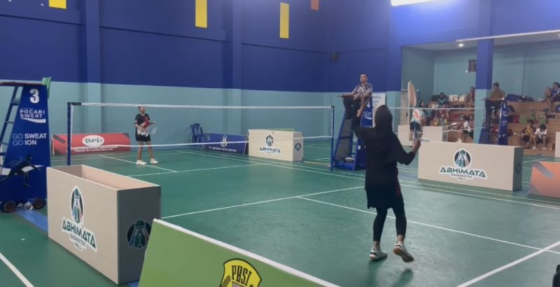 Atlet Bulu Tangkis Lingga Tembus Semifinal Kejurprov PBSI Kepri 2025 | Foto : Zonamu/Dony