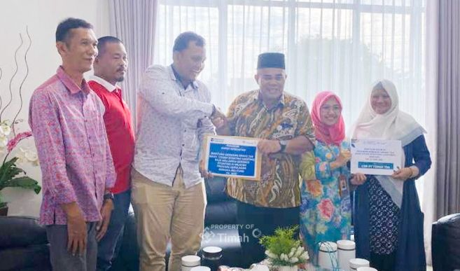 PT Timah bekerjasama dengan Badan Kependudukan dan Keluarga Berencana Nasional Kepulauan Riau akan mengentaskan permasalahan stunting | Foto: Zonamu/Humas PT Timah