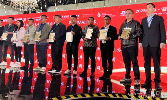 Toreh prestasi di kancah internasional, PT Timah Tbk Raih Penghargaan di APAC Tin Conference 2025 | Foto: Zonamu/Humas PT Timah