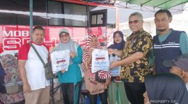 Mobil Sehat PT Timah Tbk hadir menyapa masyarakat di area wisata Bozem, Mentok, Kabupaten Bangka Barat | Foto: Zonamu/Humas PT Timah