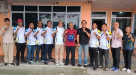 Koni Kabupaten Karimun menyambut baik kedatangan Koni Bintan, untuk membahas persiapan dan anggaran pelaksanaan Porprov Kepri tahun 2026 | Foto: Ami