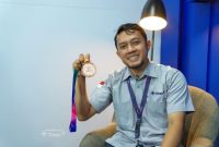 Atlet tenis meja, Waisya Hidayat yang juga karyawan Divisi Human Capital PT Timah terpilih mewakili Provinsi Kepulauan Bangka Belitung di Kejuaraan Nasional pada November mendatang | Foto: Zonamu/Humas PT Timah