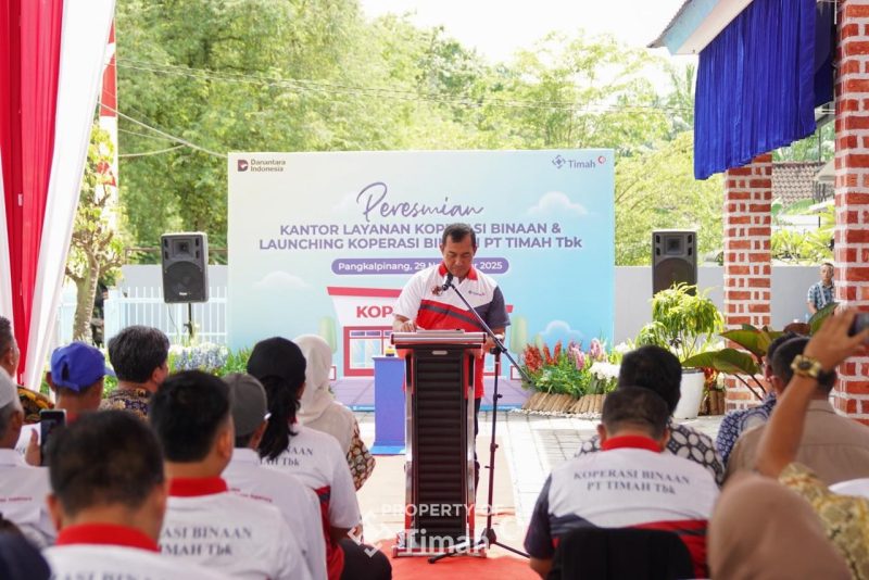 PT Timah Tbk Resmikan Kantor Layanan Koperasi Binaan | Foto: Zonamu/Humas PT Timah
