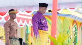 Bupati Lingga Pimpin Upacara Haro Jadi Kabupaten ke-22 tahun 2025 | Foto : Zonamu/Diskominfo Lingga