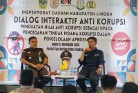 Inspektorat Lingga saat menggelar dialog interaktif anti korupsi | Foto : Zonamu/Indra Diskominfo