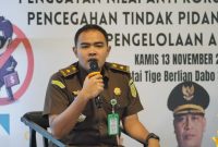 Kasi Intel Kejari Lingga Adimas Haryosetyo | Foto : Zonamu/Indra Diskominfo Lingga