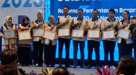 Disperindagkop UKM Lingga Raih Peringkat Dua Nasional Pelaporan Kebutuhan Pokok | Foto : Zonamu/Febrizal