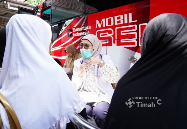 Mobil Sehat PT Timah hadir dan layani warga di Desa Cambai Selatan, Kabupaten Bangka Tengah | Foto: Zonamu/Humas PT Timah 