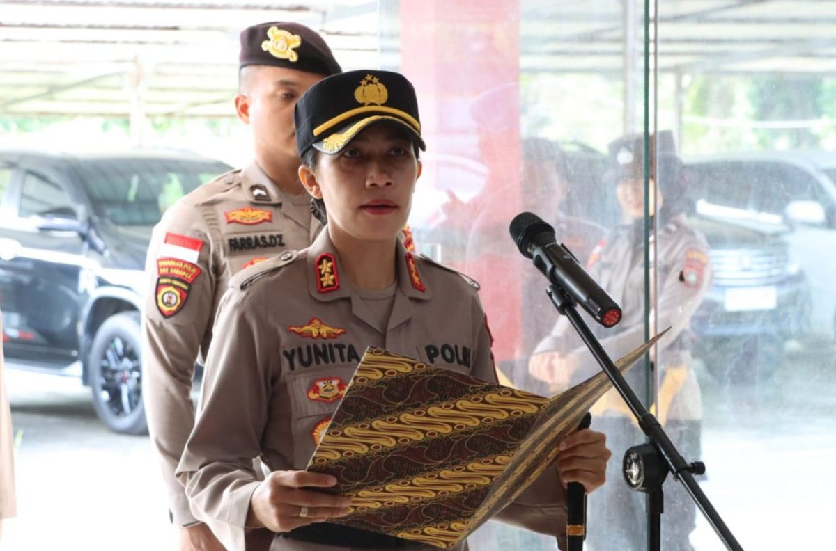 AKBP Yunita Stevani, Kapolres Karimun baru yang menggantikan AKBP Robby Topan Manusiwa | Foto: Istimewa