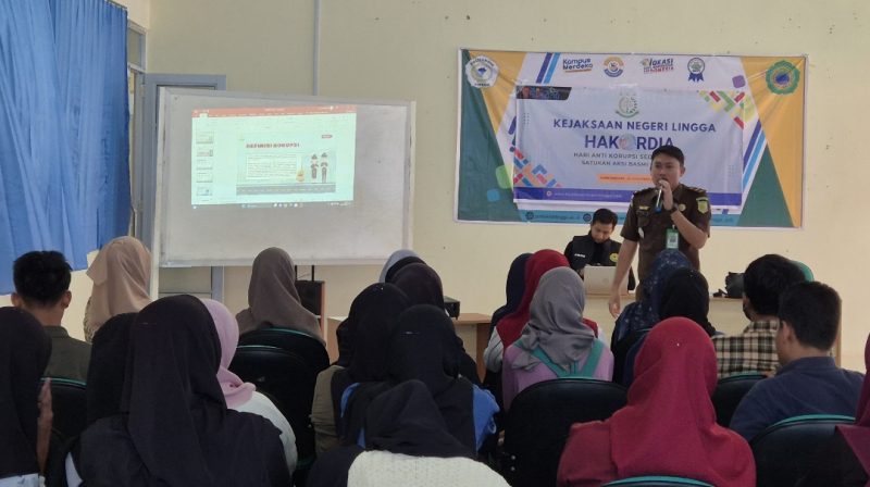 Kejari Lingga Ajak Mahasiswa Kolaborasi Berantas Korupsi | Foto : Zonamu/Humas Kejari Lingga