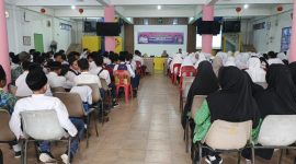 Disdikpora Lingga saat menggelar sosialisasi pencegahan perundungan | Foto : Zonamu/Wandi