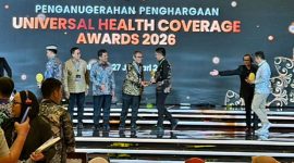 Kabupaten Lingga Raih UHC Award 2026 Kategori Madya | Foto : Zonamu/dr. Bukit