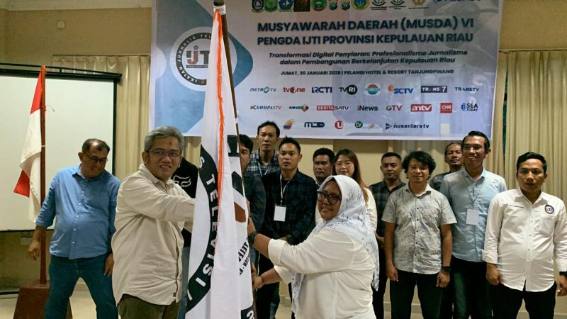 Sah! Gusti Yenosa Terpilih Pimpin IJTI Kepri 2026–2030 | Foto : Zonamu/Ist