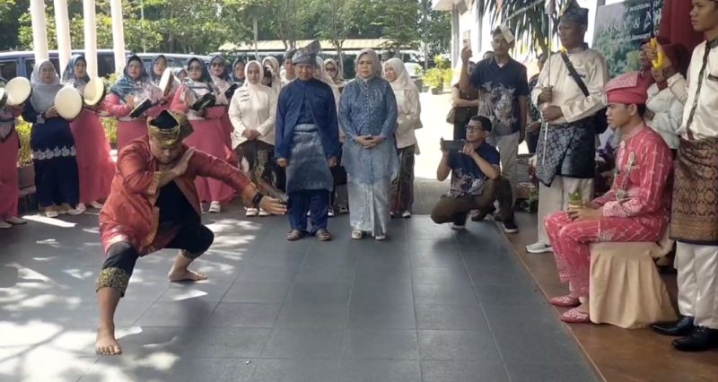 Tradisi silat di acara pernikahan Menjadi sebuah tradisi adat melayu | Foto : Zonamu/Paino
