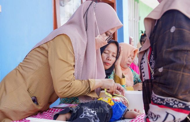Komitmen PT Timah tingkatkan kualitas hidup masyarakat melalui Program Kegiatan Menurunkan Stunting | Foto: Zonamu/Humas PT Timah