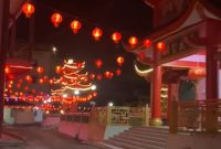 Lampu Lampion Warnai Malam di Dabo Singkep | Foto : Zonamu/Wandi