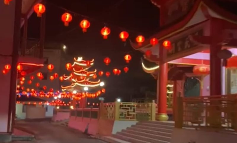 Lampu Lampion Warnai Malam di Dabo Singkep | Foto : Zonamu/Wandi