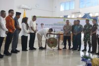 Bupati Lingga saat meresmikan kegiatan Musrenbang tingkat Kabupaten Lingga | Foto : Zonamu/Widi