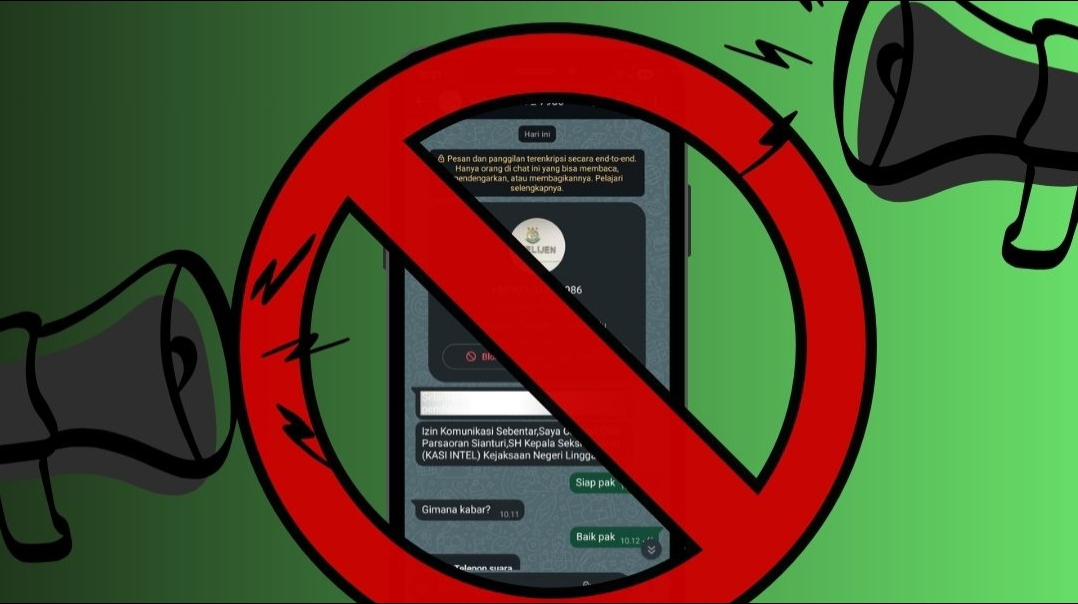 Nama Kasi Intel Kejari Lingga Dicatut oleh OTK | Foto : Zonamu/Ist