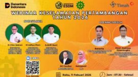 Flyer Webinar Keselamatan Pertambangan Tahun 2026, PT Timah Tbk | Foto: Zonamu/Humas PT Timah
