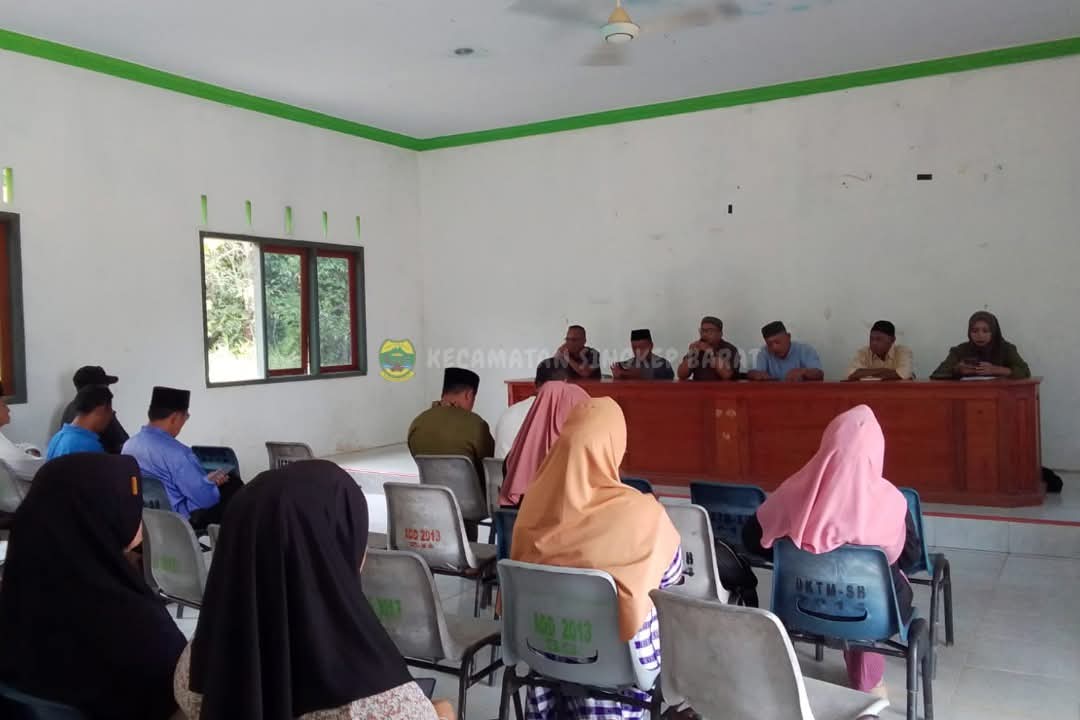 Tarif Air Desa Sungai Buluh Dibahas Lewat Musyawarah | foto : Zonamu/Ist