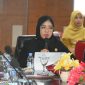 Ketua DPRD Lingga Maya Sari saat pimpin rapat | Foto : Zonamu/Humas Sekwan