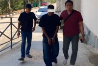 Polsek Nongsa saat melakukan penangkapan  | Foto : Zonamu/Dok. Polsek Nongsa