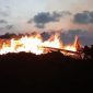 Kebakaran Kebun Sawit di Desa Limbung | Foto : Zonamu/Ist