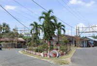 Potret Salah satu gerbang lampu colok di Dabo Singkep | Foto : Zonamu/Wandi