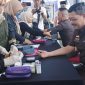 Kajati Kepri saat melakukan pengecekan kesehatan | Foto : Zonamu/Wandi