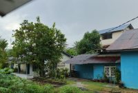 Potret suasana sore hari di Dabo Singkep mendung berhujan | Foto.: Zonamu/Wandi