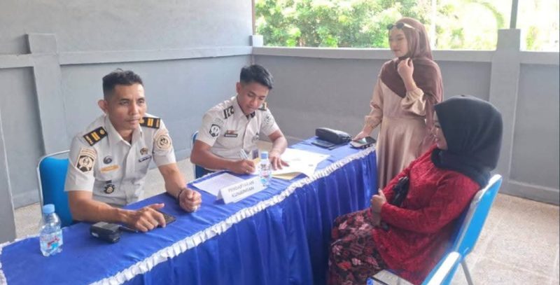 Saat keluarga WBP saat mengunjungi Lapas Dabo Singkep | Foto : Zonamu/Ist