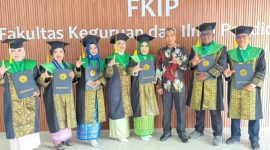 Wabup Lingga saat hadiri Wisuda UMRAH | Foto : Zonamu/ProkopimLingga