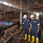 Kapal Isap Produksi (KIP) milik PT Timah. Sepanjang 2025, PT Timah mencatatkan produksi logam timah sebesar 17.815 metrik ton, memenuhi permintaan pasar global | Foto: Zonamu/Humas PT Timah